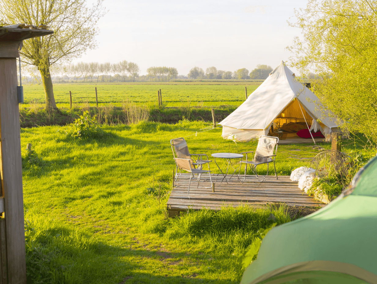 Farm campsite